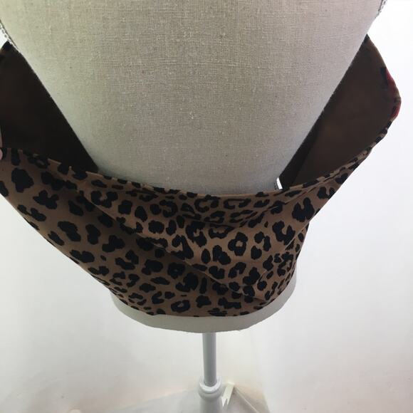 Flirtitude Active Crop Top Chocolate Leopard XXL - Picture 5 of 12
